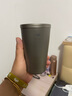 KEITH鎧斯【純鈦雙層水杯】戶外保溫杯家用辦公泡茶杯子真空隔熱有蓋 320ML真空保溫杯(配鈦蓋) 曬單實(shí)拍圖
