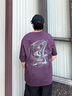 卡賓【AI風(fēng)格印花】男裝 短袖T恤新款涼感功能潮流百搭 深紫色59 曬單實(shí)拍圖