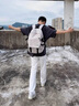 百鵲亭cleanfit白色彎刀牛仔褲男春夏款高個(gè)子vibe薄款褲子直筒微喇褲 362白色【升級(jí)版】 XL碼 曬單實(shí)拍圖
