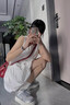 緋垚連衣裙白色無(wú)袖背心吊帶連衣裙子女夏季新款設(shè)計(jì)感小眾花苞蓬蓬裙 【白色】 S 曬單實(shí)拍圖