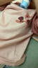 芬騰兒童睡衣純棉秋季卡通小熊可愛(ài)草莓童裝女童家居服 曬單實(shí)拍圖