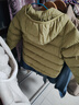 歌瑞家（greatfamily）兒童輕薄羽絨服2024秋季新款童裝小童中大童連帽羽絨外套三防樂(lè )友 男款【綠色】 120 【5-6歲】 曬單實(shí)拍圖