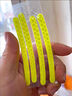 韞舜 汽車(chē)輪胎反光貼 摩托車(chē)電動(dòng)車(chē)自行車(chē)裝飾車(chē)貼反光條貼紙裝飾 黃綠色(20條裝） 9*0.7*0.2cm 曬單實(shí)拍圖