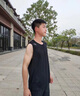 安踏吸濕速干運(yùn)動(dòng)健身背心男透氣舒適無(wú)袖訓(xùn)練衣服坎肩馬甲 基礎(chǔ)黑-2 L (男175) 曬單實(shí)拍圖