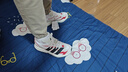 adidas明星同款「流光跑鞋」LIGHTBLAZE超輕防滑跑鞋男女阿迪達斯 漢玉白/黑色/淺猩紅 41 曬單實(shí)拍圖