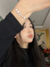 AIF小王子玫瑰花999足銀手鏈女士款輕奢高級感生日禮物送女友送老婆 999銀小王子玫瑰花手鏈/七倉發(fā)貨 曬單實拍圖
