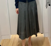 優(yōu)衣庫女裝寬褶中裙/半身裙裙子25秋冬新款479916 08 深灰色 M /160/68A 曬單實(shí)拍圖