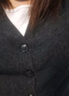 尚都比拉慵懶風(fēng)針織衫套裝女秋冬假兩件上衣顯瘦半身裙兩件套 黛灰色 L  曬單實拍圖