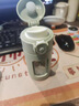 卡西諾玻璃水杯女高顏值新款便攜防摔耐高溫辦公家用茶水分離泡花茶杯子 薄荷綠 240ml【防爆耐高溫】 內(nèi)置316茶隔 曬單實拍圖
