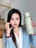 梵科高檔保溫杯男女高顏值大容量316不銹鋼學(xué)生上學(xué)專用水杯便攜杯子 梵科磁吸彈跳杯-抹茶綠 520ml 曬單實(shí)拍圖
