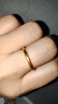 金至尊（3D-GOLD)實心素圈戒指黃金戒指女款999足金古法金戒指七夕禮物計價 14圈號-4.14克(配珠寶禮盒) 曬單實拍圖
