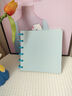 法拉蒙（faramon）筆記本本子方型蘑菇扣尼泊爾手工本活頁(yè)本高顏值手賬本軟糯親膚記事本辦公會(huì )議記錄本日記本 藍色 曬單實(shí)拍圖