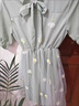 勤記高三學(xué)生成人禮服女18嵗禮服甜美連衣裙少女夏裝初中高中連衣裙 綠色_[短袖2321] S 曬單實(shí)拍圖