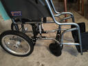 三貴（MIKI）手動(dòng)輪椅車(chē)輕便折疊小輪老年人超輕量便攜航鈦鋁合金免充胎CRT-2 【輕便折疊8.7KG】CRT-2綠色 曬單實(shí)拍圖