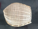 極景竹編簸箕25×24cm筲箕農(nóng)家手工竹篩青蔑竹筐廚房洗菜瀝水藍(lán)裝飾曬 曬單實(shí)拍圖