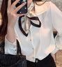 VINEY真絲絲巾桑蠶絲小方巾2025款紗巾女士絲巾女神節(jié)母親節(jié)禮物送老婆 米白-高端禮盒裝 曬單實拍圖