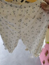 乖奇熊嬰兒衣服春夏季薄款內衣套裝居家服分體寶寶空調服涼感睡衣莫代爾 豆粉/小小云朵 90 曬單實(shí)拍圖