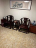檀永林 紅木家具印尼黑酸枝 (學(xué)名:闊葉黃檀）皇宮椅三件套 圈椅圍椅太師椅實(shí)木休閑椅 皇宮椅三件套定金（付清尾款發(fā)貨） 曬單實(shí)拍圖