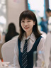 微光里學(xué)院風(fēng)連衣裙女春秋新款jk制服白色襯衫高腰修身百褶裙學(xué)生兩件套 襯衫+領(lǐng)帶+背帶裙 S 【建議80-100斤】 曬單實(shí)拍圖