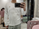 Navigare意大利小帆船長(cháng)袖T恤男全棉休閑內搭上衣1315002011 漂白 L/50  曬單實(shí)拍圖