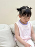 巴拉巴拉寶寶背心打底夏季無(wú)袖短袖純棉男女童家居服小童兒童內衣 粉紅60053 120 曬單實(shí)拍圖