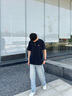 NEPA耐葩25年新品男士夏季戶外透氣運動短袖圓領(lǐng)T恤7L35325 黑色C01 XL 185/100A（110） 曬單實拍圖
