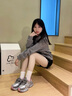 CAMILA KSENIA老爹鞋女士2025新款夏季厚底增高時尚透氣休閑鞋子百搭網(wǎng)面運動鞋 粉色 38 曬單實拍圖