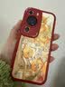 圣圖朗插畫柿柿如意蘋果16pro手機殼iphone14新款小羊皮15promax好運連連11套13女8plus硅膠12防摔XS全包 【L3441柿柿如意-中國紅】插畫小羊皮 華為 P60 Pro 曬單實拍圖
