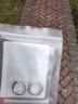 LnieerS925銀耳圈女超閃耳骨環(huán)2025新款小眾設(shè)計(jì)感睡覺免摘耳釘耳飾耳扣 14MM銀耳圈一對(duì)（適合耳垂） 曬單實(shí)拍圖