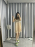 妙奕嘉性感吊帶冰絲睡衣女蕾絲睡裙床上攻速裙家居服約會(huì)戰(zhàn)袍誘惑高級(jí) 蕾絲睡裙香檳色【單裙】 L 【建議80-110斤】 曬單實(shí)拍圖