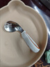 【316L不銹鋼】軟柄寶寶勺子學(xué)吃訓練可折疊防滑嬰兒輔食兒童餐具 母嬰級-316L不銹鋼-安全放心 活力橙【叉勺】食品級硅膠軟柄 曬單實(shí)拍圖