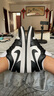 耐克（NIKE）Jordan耐克喬丹AJ1板鞋女子運(yùn)動(dòng)鞋秋季刺繡板鞋低幫緩震DC0774 101白色/黑/白色 39 曬單實(shí)拍圖