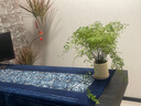 茗芮居云南扎染布桌布大理民族風(fēng)手工扎染棉質(zhì)茶幾布藝刺子繡長方形桌布 110x160cm-刺子繡 花型不同尺寸不一樣 曬單實(shí)拍圖