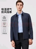 杉杉【三防面料】行政夾克翻領(lǐng)外套男士商務(wù)防風(fēng)防雨通勤抗皺耐磨男裝 曬單實(shí)拍圖