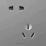 公牛（BULL）開關(guān)插座 暗裝家用墻壁面板 網(wǎng)絡(luò)空調(diào)插座 G39系列 星空灰【二位網(wǎng)絡(luò)（六類）】 插座 曬單實(shí)拍圖