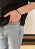 TOMMY JEANS25秋冬男裝美式復(fù)古磨白淺藍色水洗微彈寬松錐形牛仔褲20979 牛仔淺藍1AB 32 曬單實拍圖