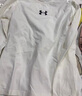 安德瑪（Under Armour）兒童T恤男女童春季速干長(cháng)袖T恤兒童長(cháng)袖休閑運動(dòng)上衣251121133 白色 170 曬單實(shí)拍圖