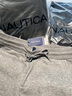 諾帝卡（NAUTICA）【單件直降】秋冬棉滌磨毛加絨柔軟簡約束腿休閑運動衛(wèi)褲男KE4408 中花灰03E S 曬單實拍圖