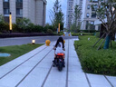 愛(ài)貝岙超大號兒童電動(dòng)摩托車(chē)雙人可坐大人3-6-10歲男女小孩玩具車(chē)寶寶 紅：手擰變速+12v4加大電瓶+燈輪 3-12歲寶貝摩托車(chē)送頭盔和護具 曬單實(shí)拍圖