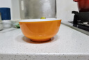 聚廚優(yōu)品彩色碗密胺碗塑料碗飯碗四方碗仿瓷餐具餐館米飯碗湯碗粥碗方形碗 米飯碗【桔白W8016】 無規(guī)格 曬單實拍圖