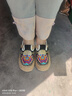 娟的絹 刺繡民族風(fēng)女鞋復(fù)古手工布鞋亞麻透氣一腳蹬懶人女單鞋繡花布鞋 黑色 38 曬單實(shí)拍圖