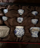 暢璽景德鎮(zhèn)茶具套裝辦公家用高檔手繪纏連枝蓋碗茶杯整套防燙商務(wù)送禮 步步生蓮（蓋碗）9件套 曬單實(shí)拍圖
