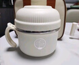 麥軒學(xué)生專用初中生不銹鋼飯盆個(gè)人專用保溫飯盒上班族餐盒食堂打飯碗 白色+餐具1250ml 曬單實(shí)拍圖