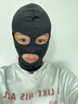 赫僮黑色頭套騎行面罩頭戶外運(yùn)動訓(xùn)練CS頭套冰絲遮陽防曬面罩LZ-01C 三孔-黑色 均碼 曬單實拍圖