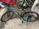 Jeep吉普公路自行車(chē)成人鎂合金雙碟剎一體成型車(chē)架煙波藍700c24速直把 曬單實(shí)拍圖
