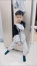 G.DUCKKIDS童裝男童秋裝套裝兒童衣服男大童外套褲子兩件套男孩春秋季運(yùn)動(dòng)裝 08字母款灰色【春秋款】 150 尺碼11~12歲【140-150cm】cm 曬單實(shí)拍圖