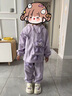 G.duck小黃鴨童裝庫洛米衣服女童套裝春秋新款洋氣兒童外套寶寶休閑裝 香芋紫 140 建議9~10歲【130-140cm】cm 曬單實(shí)拍圖