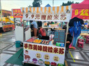 叢象夜市燒烤腸擺攤小推車冰粉小吃地攤位專用出攤餐車可折疊桌子帶輪 100*50長款（輪子兩寸） 曬單實(shí)拍圖