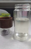 萬(wàn)家全雙層玻璃杯帶茶隔大容量男商務(wù)辦公茶水分離泡茶杯子過(guò)濾車(chē)載水杯 茶水分離杯木紋色 300ml 曬單實(shí)拍圖