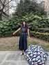 蕉下（beneunder）迷你便攜防曬傘防紫外線遮陽傘小巧便攜女晴雨兩用折疊傘 野趣小花 曬單實(shí)拍圖